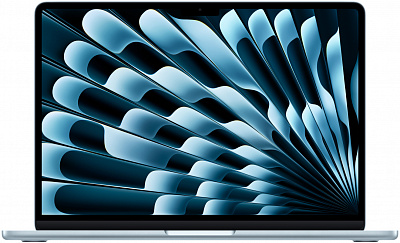Ноутбук Apple MacBook Air 15" (M4, 2025) 16 ГБ, 512 ГБ SSD, "небесно-голубой"