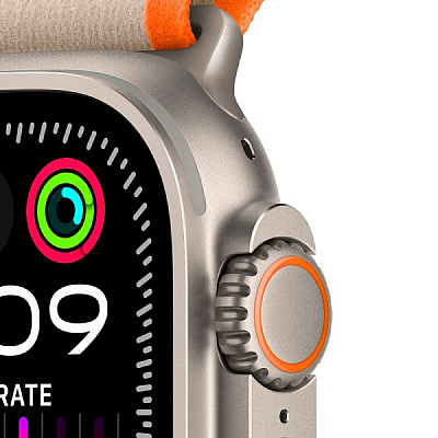 Смарт-часы Apple Watch Ultra 2 GPS + Cellular, 49 мм, оранжевого/бежевого цвета